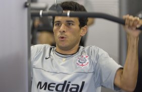 SP - ESPORTES - durante o treino do Corinthians realizado esta manh no Parque So Jorge, zona leste de So Paulo. O time joga pelo no Campeonato Paulista dia 24/01, domingo, contra o Bragantino, em Bragana Paulista
