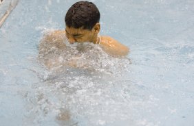 SP - ESPORTES - durante o treino do Corinthians realizado esta manh no Parque So Jorge, zona leste de So Paulo. O time joga pelo no Campeonato Paulista dia 24/01, domingo, contra o Bragantino, em Bragana Paulista