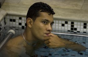 SP - ESPORTES - durante o treino do Corinthians realizado esta manh no Parque So Jorge, zona leste de So Paulo. O time joga pelo no Campeonato Paulista dia 24/01, domingo, contra o Bragantino, em Bragana Paulista