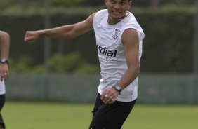 Durante o treino do Corinthians realizado esta manh no Spa Sport Resort, na cidade de Itu, interior de So Paulo, durante a pre-temporada de 2009; O time faz sua estreia no Campeonato Paulista no dia 22/01, contra o Barueri, no Pacaembu