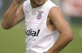 Durante o treino do Corinthians realizado esta manh no Spa Sport Resort, na cidade de Itu, interior de So Paulo, durante a pre-temporada de 2009; O time faz sua estreia no Campeonato Paulista no dia 22/01, contra o Barueri, no Pacaembu