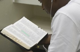 CORINTHIANS/SP X MOGI MIRIM/SP - nos vestirios antes do jogo realizado esta tarde no estdio do Pacaembu, zona oeste de So Paulo, vlido pelo Campeonato Paulista de 2009
