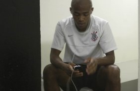 CORINTHIANS/SP X MOGI MIRIM/SP - nos vestirios antes do jogo realizado esta tarde no estdio do Pacaembu, zona oeste de So Paulo, vlido pelo Campeonato Paulista de 2009