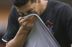 SAO PAULO/SP X CORINTHIANS/SP - em um lance durante o jogo realizado esta tarde no estdio do Morumbi, zona sul de So Paulo, vlido pelo Campeonato Paulista de 2009