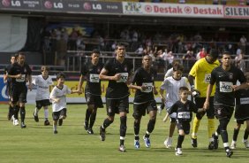 SAO PAULO/SP X CORINTHIANS/SP - em um lance durante o jogo realizado esta tarde no estdio do Morumbi, zona sul de So Paulo, vlido pelo Campeonato Paulista de 2009