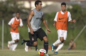 SP - ESPORTES - Boquita durante o treino coletivo contra a equipe de sub-18 do Corinthians realizado esta tarde no Parque Ecolgico do Tiete, zona leste de So Paulo. O time joga sbado, 21/02, a tarde, pelo Campeonato Paulista, contra o Guaratingueta, no estdio Dario Leite