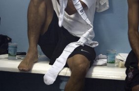 CORINTHIANS/SP X NOROESTE/BAURU- nos vestiários antes do jogo realizado esta noite no estádio Eduardo José Farah, em Presidente Prudente, interior de São Paulo, válido pelo Campeonato Paulista de 2009
