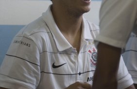 CORINTHIANS/SP X NOROESTE/BAURU- nos vestiários antes do jogo realizado esta noite no estádio Eduardo José Farah, em Presidente Prudente, interior de São Paulo, válido pelo Campeonato Paulista de 2009