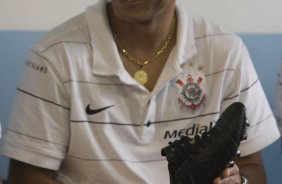 CORINTHIANS/SP X NOROESTE/BAURU- nos vestiários antes do jogo realizado esta noite no estádio Eduardo José Farah, em Presidente Prudente, interior de São Paulo, válido pelo Campeonato Paulista de 2009
