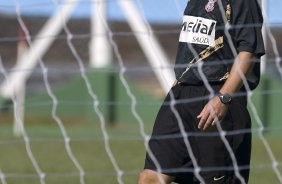 Durante o treino realizado esta manh no estdio Eduardo Jos Farah. O time joga amanh, domingo, 01/03 a noite, pelo Campeonato Paulista, contra o Marilia, no estdio Bento de Abreu, em Marilia