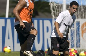 Durante o treino realizado esta manh no estdio Eduardo Jos Farah. O time joga amanh, domingo, 01/03 a noite, pelo Campeonato Paulista, contra o Marilia, no estdio Bento de Abreu, em Marilia