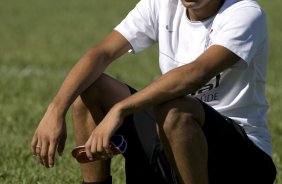 Durante o treino realizado esta manh no estdio Eduardo Jos Farah. O time joga amanh, domingo, 01/03 a noite, pelo Campeonato Paulista, contra o Marilia, no estdio Bento de Abreu, em Marilia