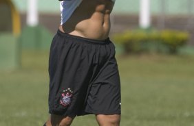 Durante o treino realizado esta manh no estdio Eduardo Jos Farah. O time joga amanh, domingo, 01/03 a noite, pelo Campeonato Paulista, contra o Marilia, no estdio Bento de Abreu, em Marilia