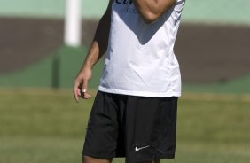 Durante o treino realizado esta manh no estdio Eduardo Jos Farah. O time joga amanh, domingo, 01/03 a noite, pelo Campeonato Paulista, contra o Marilia, no estdio Bento de Abreu, em Marilia