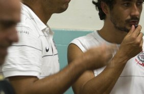 MARILIA X CORINTHIANS/SP - nos vestiários antes do jogo realizado esta noite no estádio Bento de Abreu, em Marilia, interior de São Paulo, válido pelo Campeonato Paulista de 2009