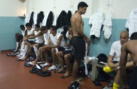 MARILIA X CORINTHIANS/SP - nos vestiários antes do jogo realizado esta noite no estádio Bento de Abreu, em Marilia, interior de São Paulo, válido pelo Campeonato Paulista de 2009