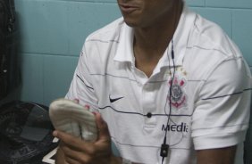 MARILIA X CORINTHIANS/SP - nos vestiários antes do jogo realizado esta noite no estádio Bento de Abreu, em Marilia, interior de São Paulo, válido pelo Campeonato Paulista de 2009