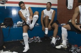 MARILIA X CORINTHIANS/SP - nos vestirios antes do jogo realizado esta noite no estdio Bento de Abreu, em Marilia, interior de So Paulo, vlido pelo Campeonato Paulista de 2009