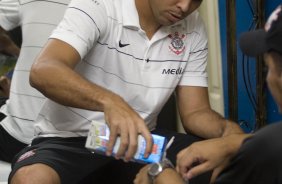 MARILIA X CORINTHIANS/SP - nos vestirios antes do jogo realizado esta noite no estdio Bento de Abreu, em Marilia, interior de So Paulo, vlido pelo Campeonato Paulista de 2009