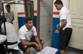 MARILIA X CORINTHIANS/SP - nos vestirios antes do jogo realizado esta noite no estdio Bento de Abreu, em Marilia, interior de So Paulo, vlido pelo Campeonato Paulista de 2009