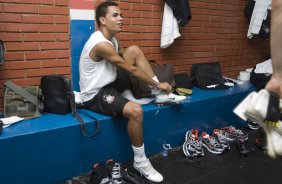 MARILIA X CORINTHIANS/SP - nos vestirios antes do jogo realizado esta noite no estdio Bento de Abreu, em Marilia, interior de So Paulo, vlido pelo Campeonato Paulista de 2009