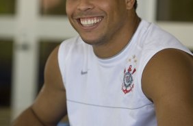 Ronaldo durante o alogamento realizado esta manhã no Hotel Beira Rio em Itumbiara, interior de Goias. O time joga hoje a noite, quarta-feira, 04/03, pelo Copa do Brasil, contra o Itumbiara/GO, no estádio JK em Itumbiara/GO