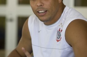 Ronaldo durante o alogamento realizado esta manhã no Hotel Beira Rio em Itumbiara, interior de Goias. O time joga hoje a noite, quarta-feira, 04/03, pelo Copa do Brasil, contra o Itumbiara/GO, no estádio JK em Itumbiara/GO