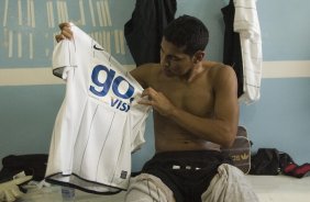 Presidente Prudente/SP - ESPORTES - PALMEIRAS/SP X CORINTHIANS/SP - em um lance durante o jogo realizado esta tarde no estdio Eduardo Jos Farh, em Presidente Prudente, interior de So Paulo, vlido pelo Campeonato Paulista de 2009