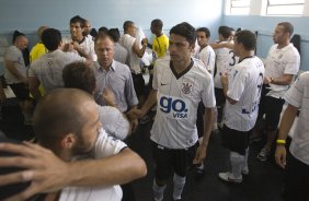 Presidente Prudente/SP - ESPORTES - PALMEIRAS/SP X CORINTHIANS/SP - em um lance durante o jogo realizado esta tarde no estádio Eduardo José Farh, em Presidente Prudente, interior de São Paulo, válido pelo Campeonato Paulista de 2009