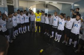 Presidente Prudente/SP - ESPORTES - PALMEIRAS/SP X CORINTHIANS/SP - em um lance durante o jogo realizado esta tarde no estádio Eduardo José Farh, em Presidente Prudente, interior de São Paulo, válido pelo Campeonato Paulista de 2009