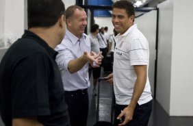 CORINTHIANS/SP X SAO CAETANO/SAO CAETANO DO SUL - nos vestiários antes da partida realizada esta noite no estádio do Pacaembu, zona oeste da cidade, válido pelo Campeonato Paulista de 2009