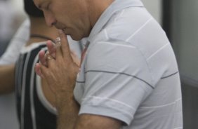 CORINTHIANS/SP X SAO CAETANO/SAO CAETANO DO SUL - nos vestiários antes da partida realizada esta noite no estádio do Pacaembu, zona oeste da cidade, válido pelo Campeonato Paulista de 2009