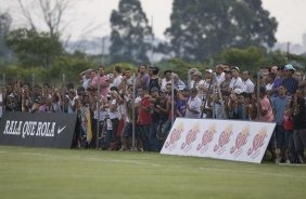 Durante o treino do Corinthians realizado esta tarde no Parque Ecolgico do Tiete, zona leste da cidade. O Corinthians joga amanh, quarta-feira, 10/03 a noite, pelo Campeonato Paulista 2009, contra o So Caetano, no estdio do Pacaembu