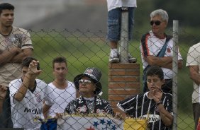 Durante o treino do Corinthians realizado esta tarde no Parque Ecolgico do Tiete, zona leste da cidade. O Corinthians joga amanh, quarta-feira, 10/03 a noite, pelo Campeonato Paulista 2009, contra o So Caetano, no estdio do Pacaembu