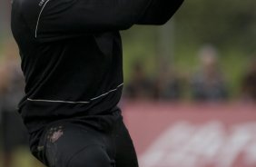 Durante o treino do Corinthians realizado esta tarde no Parque Ecolgico do Tiete, zona leste da cidade. O Corinthians joga domingo, 15/03 a tarde, pelo Campeonato Paulista 2009, contra o Santo Andr, no estdio do Bruno Jos Daniel