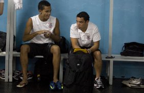 SANTO ANDRE/SP X CORINTHIANS/SP - nos vestiriosantes da partida realizada esta tarde no estdio Bruno Jos Daniel, em Santo Andr, vlido pelo Campeonato Paulista de 2009