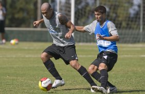 Durante o treino do Corinthians realizado esta manh no Spa Sport Resort, na cidade de Itu, interior de So Paulo. O Corinthians joga domingo, 12/04 a tarde, pelo Campeonato Paulista 2009 o primeiro jogo da semi-final contra o So Paulo, no estdio do Pacaembu