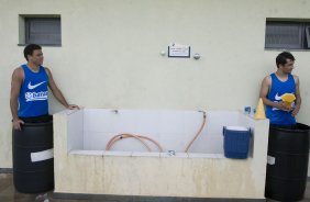 Durante o treino do Corinthians realizado esta manh no Spa Sport Resort, na cidade de Itu, interior de So Paulo. O Corinthians joga domingo, 12/04 a tarde, pelo Campeonato Paulista 2009 o primeiro jogo da semi-final contra o So Paulo, no estdio do Pacaembu