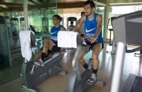 Durante o treino do Corinthians realizado esta manh no Spa Sport Resort, na cidade de Itu, interior de So Paulo. O Corinthians joga domingo, 12/04 a tarde, pelo Campeonato Paulista 2009 o primeiro jogo da semi-final contra o So Paulo, no estdio do Pacaembu
