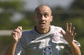 Durante o treino do Corinthians realizado esta manh no Spa Sport Resort, na cidade de Itu, interior de So Paulo. O Corinthians joga domingo, 12/04 a tarde, pelo Campeonato Paulista 2009 o primeiro jogo da semi-final contra o So Paulo, no estdio do Pacaembu