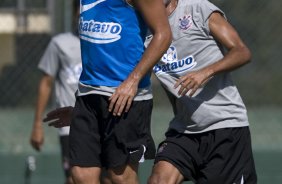 Durante o treino do Corinthians realizado esta manh no Spa Sport Resort, na cidade de Itu, interior de So Paulo. O Corinthians joga domingo, 12/04 a tarde, pelo Campeonato Paulista 2009 o primeiro jogo da semi-final contra o So Paulo, no estdio do Pacaembu