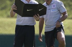 Durante o treino do Corinthians realizado esta manh no Spa Sport Resort, na cidade de Itu, interior de So Paulo. O Corinthians joga domingo, 12/04 a tarde, pelo Campeonato Paulista 2009 o primeiro jogo da semi-final contra o So Paulo, no estdio do Pacaembu