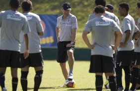Durante o treino do Corinthians realizado esta manh no Spa Sport Resort, na cidade de Itu, interior de So Paulo. O Corinthians joga domingo, 12/04 a tarde, pelo Campeonato Paulista 2009 o primeiro jogo da semi-final contra o So Paulo, no estdio do Pacaembu