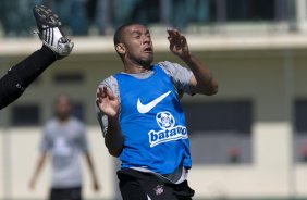 Durante o treino do Corinthians realizado esta manh no Spa Sport Resort, na cidade de Itu, interior de So Paulo. O Corinthians joga domingo, 12/04 a tarde, pelo Campeonato Paulista 2009 o primeiro jogo da semi-final contra o So Paulo, no estdio do Pacaembu