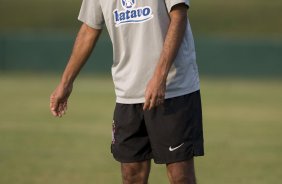 Durante o treino do Corinthians realizado esta tarde no Spa Sport Resort, na cidade de Itu, interior de So Paulo. O Corinthians joga domingo, 12/04 a tarde, pelo Campeonato Paulista 2009 o primeiro jogo da semi-final contra o So Paulo, no estdio do Pacaembu
