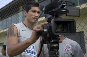 Durante o treino do Corinthians realizado esta tarde no Spa Sport Resort, na cidade de Itu, interior de So Paulo. O Corinthians joga domingo, 12/04 a tarde, pelo Campeonato Paulista 2009 o primeiro jogo da semi-final contra o So Paulo, no estdio do Pacaembu