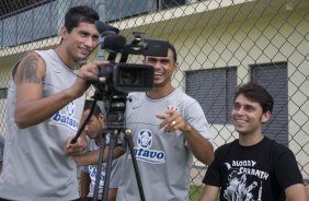 Durante o treino do Corinthians realizado esta tarde no Spa Sport Resort, na cidade de Itu, interior de So Paulo. O Corinthians joga domingo, 12/04 a tarde, pelo Campeonato Paulista 2009 o primeiro jogo da semi-final contra o So Paulo, no estdio do Pacaembu