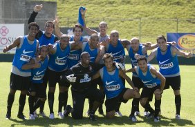 Durante o treino do Corinthians realizado esta manh no Spa Sport Resort, na cidade de Itu, interior de So Paulo. O Corinthians joga amanh domingo, 12/04 a tarde, pelo Campeonato Paulista 2009 o primeiro jogo da semi-final contra o So Paulo, no estdio do Pacaembu