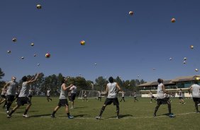 Durante o treino do Corinthians realizado esta manh no Spa Sport Resort, na cidade de Itu, interior de So Paulo. O Corinthians joga amanh domingo, 12/04 a tarde, pelo Campeonato Paulista 2009 o primeiro jogo da semi-final contra o So Paulo, no estdio do Pacaembu
