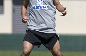 Durante o treino do Corinthians realizado esta manh no Spa Sport Resort, na cidade de Itu, interior de So Paulo. O Corinthians joga amanh domingo, 12/04 a tarde, pelo Campeonato Paulista 2009 o primeiro jogo da semi-final contra o So Paulo, no estdio do Pacaembu